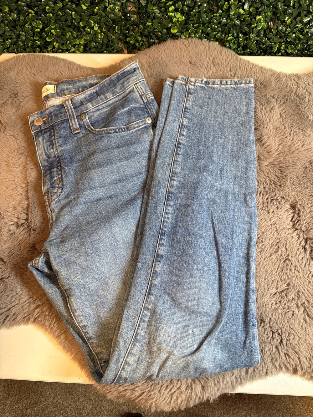 Madewell Women's Skinny Jeans in Light Blue Wash Size 28